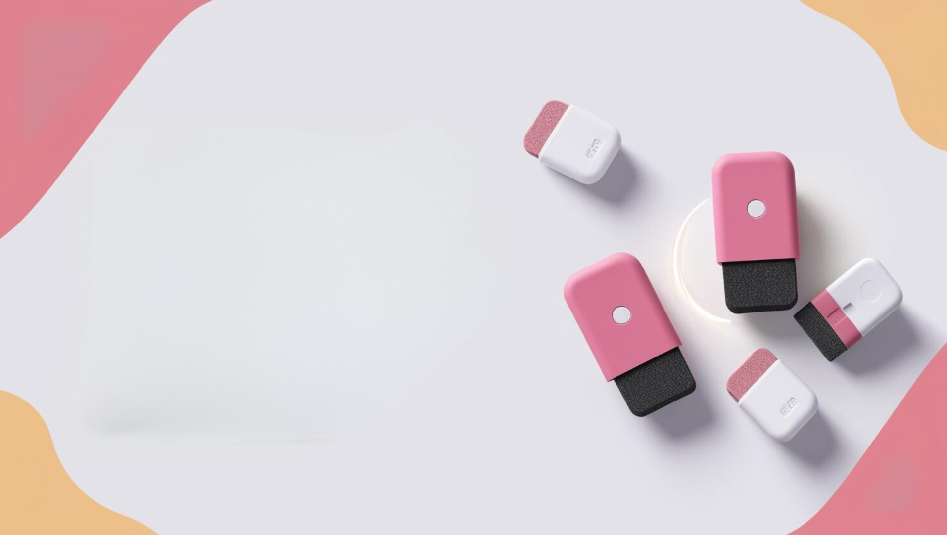 スタイリッシュな消しゴム